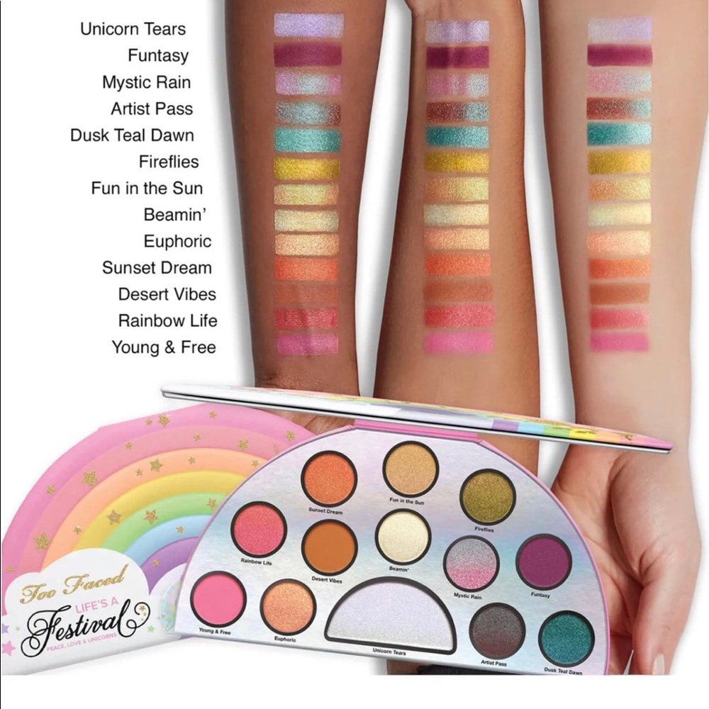 ‼️SOLD‼️Too Faced Life’s A Festival Palette BNIB